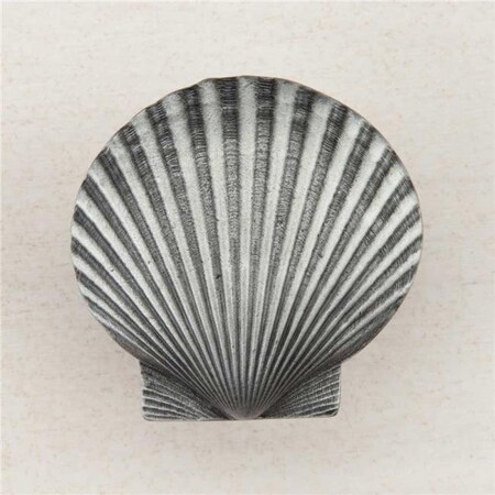 Acorn Mfg Acorn Manufacturing DPGPP Artisan Collection Large Scallop Knob; Antique Pewter DPGPP